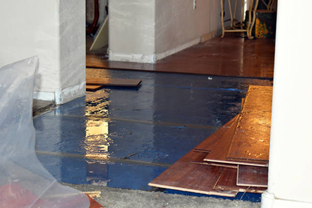 Professional Sewage Cleanup technician working in Cushing, OK